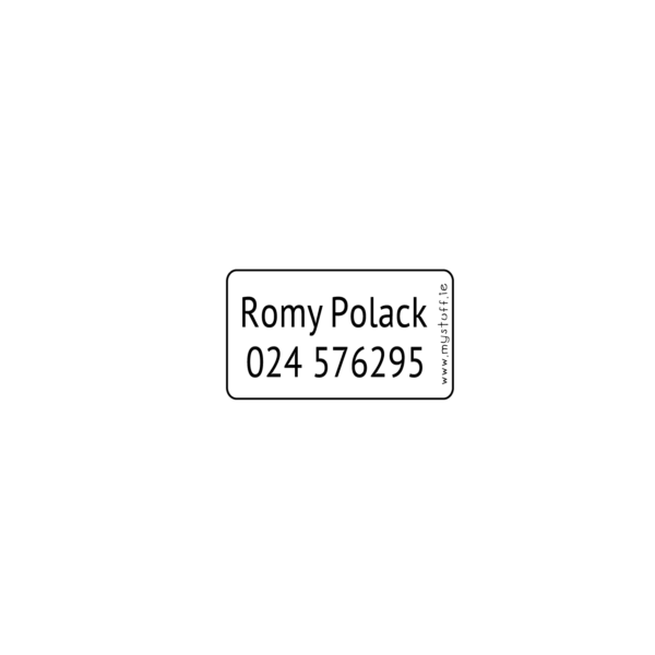 Mini Iron on Labels - 36 Pack