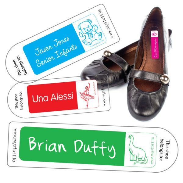 Shoe Window Labels - Standard or Compact Size