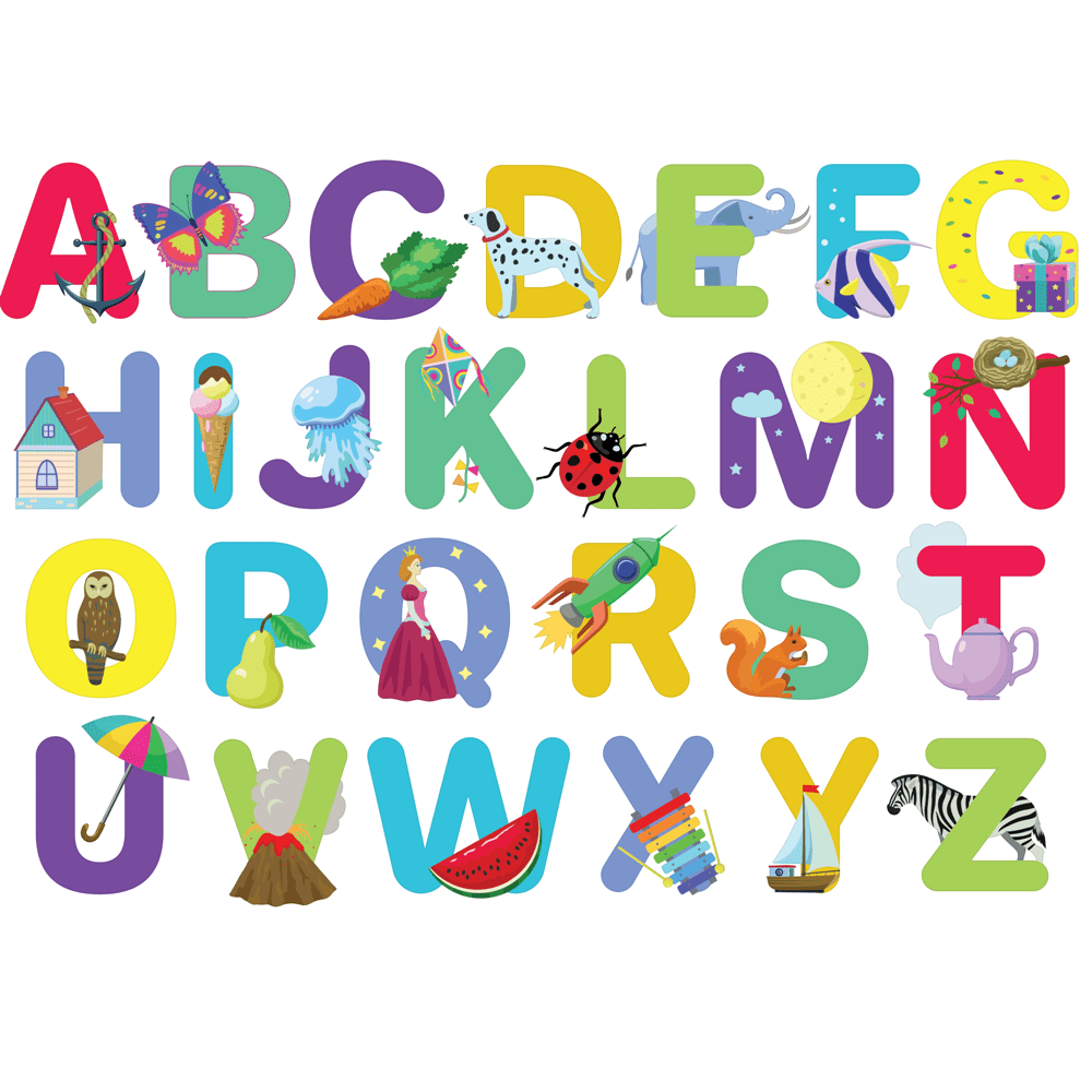 Alphabet Large Letter Wall Stickers - MyStuff