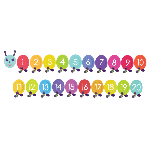 Educational Counting Caterpillar