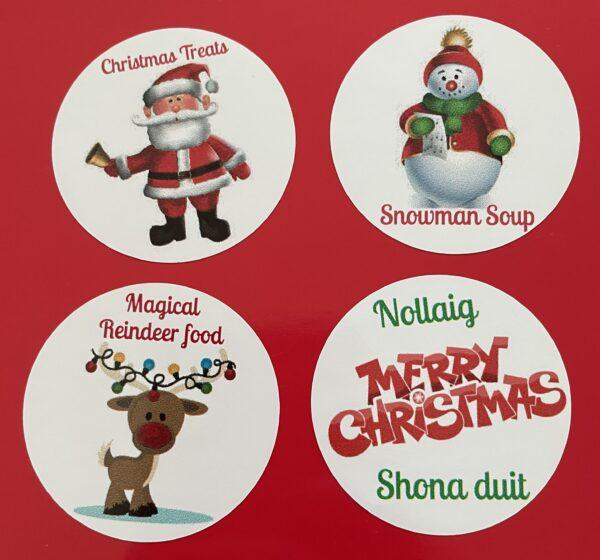 Christmas Label Selection